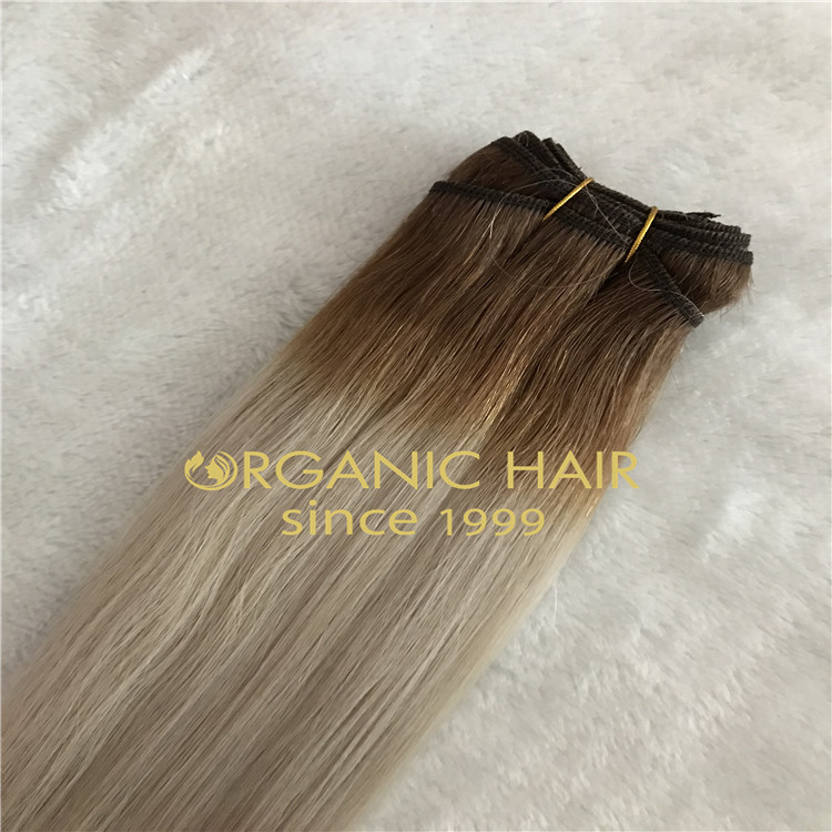 ASH TONES Machine hair weft is Available H107